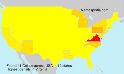 Surname Collius in USA
