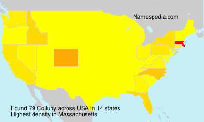 Surname Collupy in USA Surname Collupy in USA