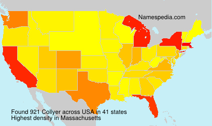 Surname Collyer in USA Surname Collyer in USA