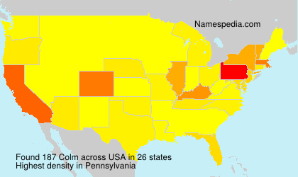 Surname Colm in USA Surname Colm in USA