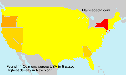 Surname Colmena in USA Surname Colmena in USA