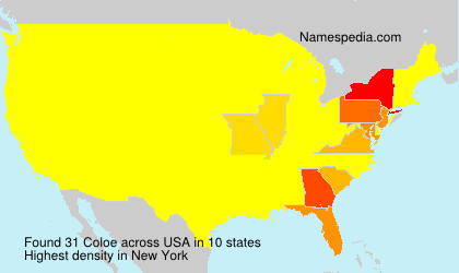 Surname Coloe in USA Surname Coloe in USA