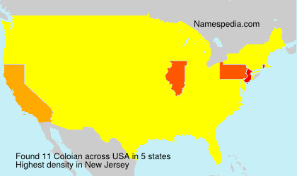 Surname Coloian in USA Surname Coloian in USA