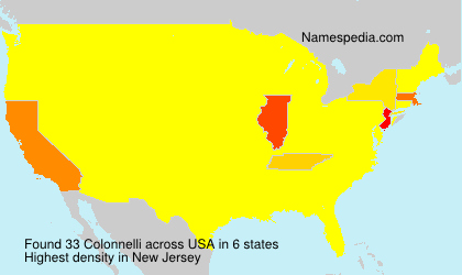 Surname Colonnelli in USA Surname Colonnelli in USA