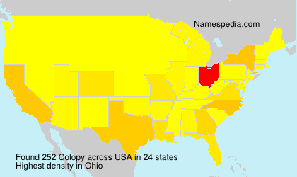 Surname Colopy in USA Surname Colopy in USA