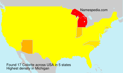 Surname Colorite in USA Surname Colorite in USA