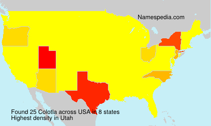 Surname Colotla in USA Surname Colotla in USA