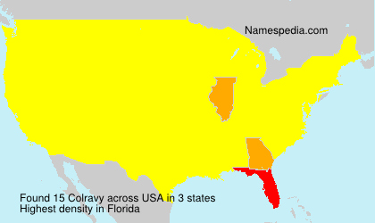 Surname Colravy in USA Surname Colravy in USA