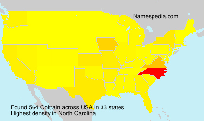 Surname Coltrain in USA Surname Coltrain in USA