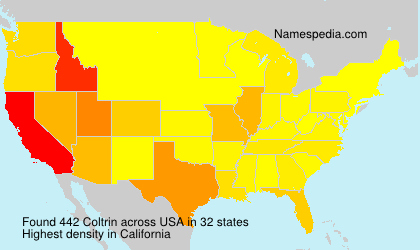 Surname Coltrin in USA Surname Coltrin in USA