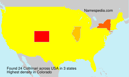 Surname Coltrinari in USA Surname Coltrinari in USA