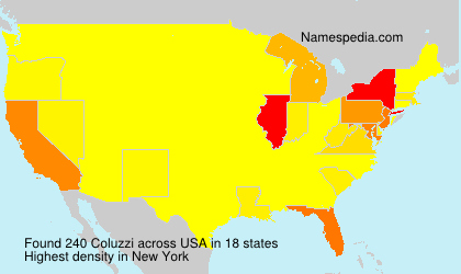 Surname Coluzzi in USA Surname Coluzzi in USA