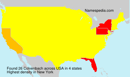Surname Colvenbach in USA Surname Colvenbach in USA