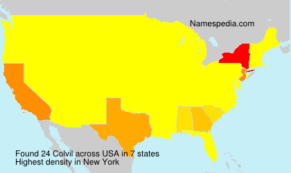 Surname Colvil in USA Surname Colvil in USA
