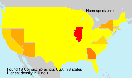 Surname Comacchio in USA Surname Comacchio in USA