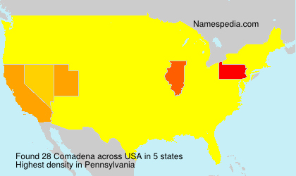 Surname Comadena in USA Surname Comadena in USA