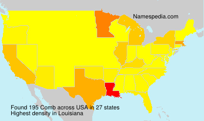 Surname Comb in USA Surname Comb in USA
