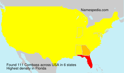 Surname Combass in USA Surname Combass in USA