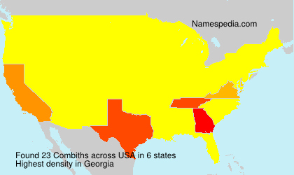 Surname Combiths in USA Surname Combiths in USA