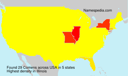 Surname Comens in USA Surname Comens in USA