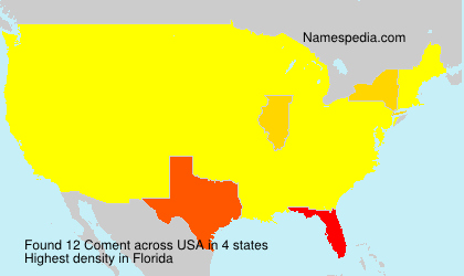 Surname Coment in USA Surname Coment in USA