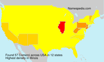 Surname Comerci in USA Surname Comerci in USA