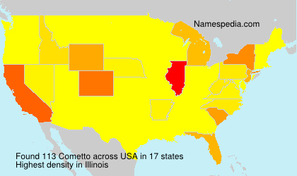 Surname Cometto in USA Surname Cometto in USA