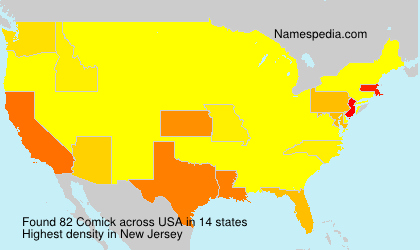 Surname Comick in USA Surname Comick in USA