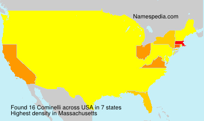 Surname Cominelli in USA Surname Cominelli in USA