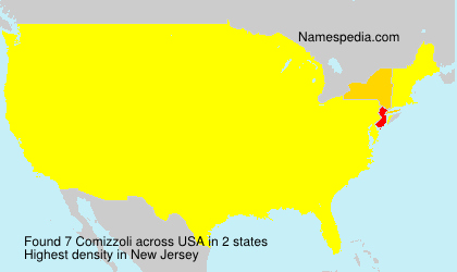 Surname Comizzoli in USA Surname Comizzoli in USA