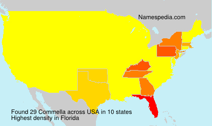 Surname Commella in USA Surname Commella in USA