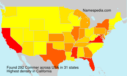 Surname Commer in USA Surname Commer in USA