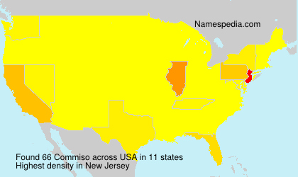 Surname Commiso in USA Surname Commiso in USA