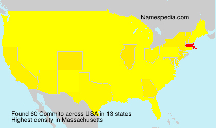 Surname Commito in USA Surname Commito in USA