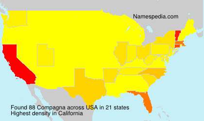 Surname Compagna in USA Surname Compagna in USA