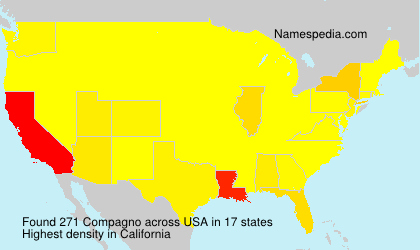 Surname Compagno in USA Surname Compagno in USA