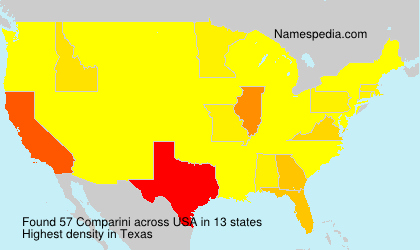 Surname Comparini in USA Surname Comparini in USA