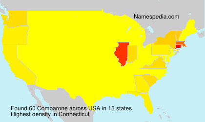 Surname Comparone in USA Surname Comparone in USA