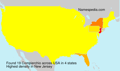 Surname Compierchio in USA Surname Compierchio in USA