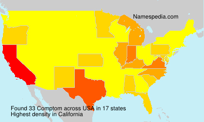 Surname Comptom in USA Surname Comptom in USA
