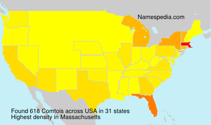 Surname Comtois in USA Surname Comtois in USA