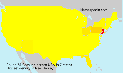 Surname Comune in USA Surname Comune in USA