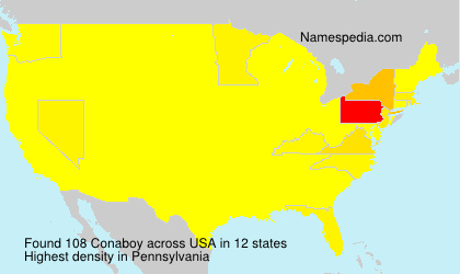 Surname Conaboy in USA Surname Conaboy in USA