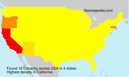 Surname Conachy in USA Surname Conachy in USA