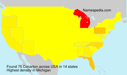 Surname Conarton in USA Surname Conarton in USA