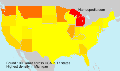 Surname Conat in USA Surname Conat in USA