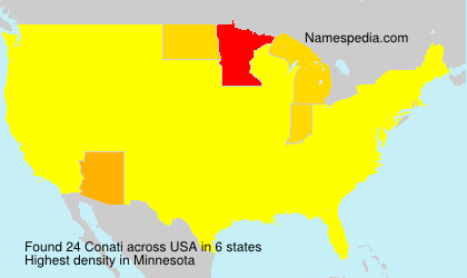 Surname Conati in USA Surname Conati in USA