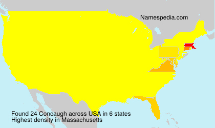 Surname Concaugh in USA Surname Concaugh in USA