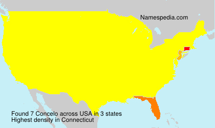 Surname Concelo in USA Surname Concelo in USA