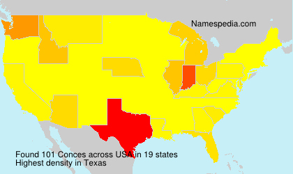 Surname Conces in USA Surname Conces in USA